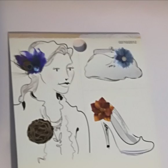 Laliberi Quick Clip Flower - Peacock - Picture 2 of 2